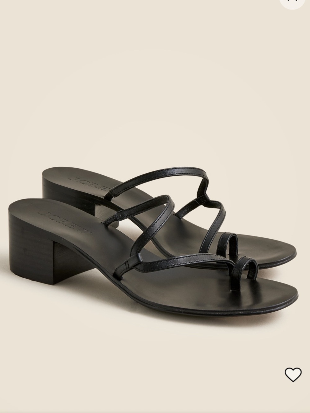 New J. Crew Strappy Toe Ring Sandal